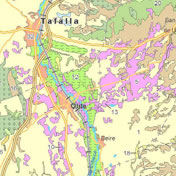 Mapa de cultivos y aprovechamientos de Navarra 1:200.000