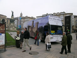 Autobús promocional de Cultura y Turismo