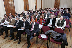 Imagen de los asistentes a la conferencia