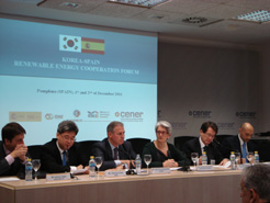 Apertura del encuentro hispano coreano sobre energías renovables.