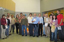 Imagen de un grupo de participantes al seminario.