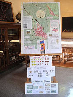 Un plano de Ujué que muestra la evolución del municipio en los últimos dos siglos