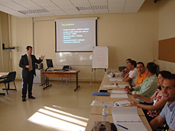 Empleados públicos, en un curso de idiomas organizado por el INAP