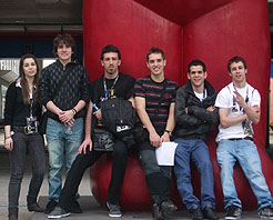 Alumnos navarros que han participado en 'Spainskills 2011'