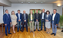 Autoridades de Nueva Aquitania, Euskadi y Navarra