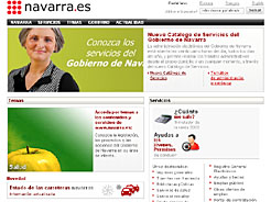 Portal web del Gobierno de Navarra