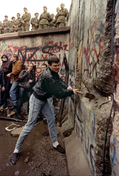 Caida del muro de Berlín