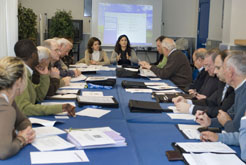 Imagen de la reunión del Consejo Navarro de Personas Mayores 