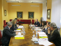 Reunión de la Comisión Territorial de la Inspección de Trabajo y Seguridad Social en Navarra.