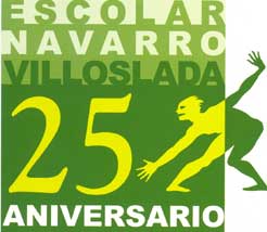 Logo 25 años Taller de Teatro Navarro Villoslada