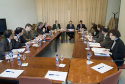 Reunión constitutiva del consejo de Gobierno del Instituto del Vascuence