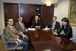 Reunión de la consejera de Salud con el Defensor del Pueblo de Navarra