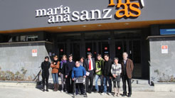 Visita de Iribas al Maria Ana Sanz