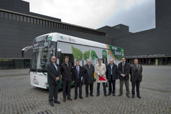 El Gobierno de Navarra presenta el segundo proyecto de autobús urbano eléctrico para la comarca de Pamplona.