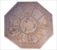 Mosaico de las Musas. 