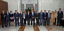 Consejeros de las CCAA, con el ministro Arias Cañete. 