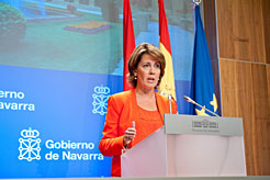 La Presidenta de Navarra, Yolanda Barcina.