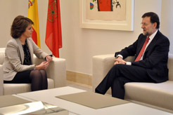 Barcina y Rajoy