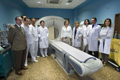 Presentación del nuevo escáner del Hospital Reina Sofía