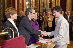 Acto de entrega de Premios a los mejores alumnos de Bachillerato.