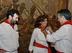 El Presidente Sanz recibe a la ministra de Cultura 