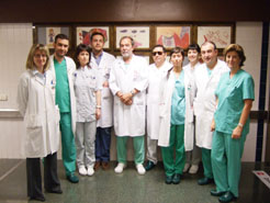 Equipo médico del Servicio de Neurocirugía del Hospital de Navarra