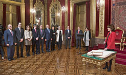 Fotografía de grupo del nuevo Gobierno