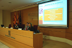 Sesión sobre Integridad y Transparencia celebrada en Barcelona.