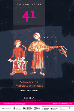 Cartel de la Semana de Música Antigua. 