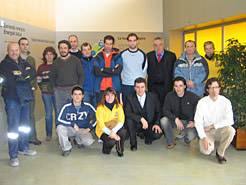 Imagen de los participantes en uno de los cursos.