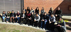 Participantes en la II Lanzadera de Empleo, en la ETI de Tudela.