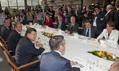 Durao Barroso y presidentes autonomicos