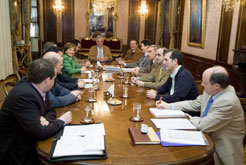 Reunión constitutiva de la Comisión de Residuos Sólidos Urbanosde Navarra.
