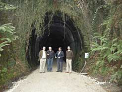 Visita al túnel de Uitzi