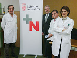 José Ramos, Fernando Boneta, Enrique Maraví e Isabel Jiménez