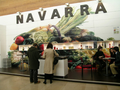 Vista del stand de Navarra en el año 2003