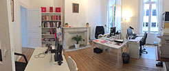 Despacho de la nueva oficina de Navarra en Bruselas