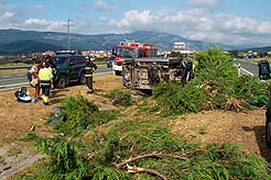 Accidente en la Autov&#237;a de la Barranca