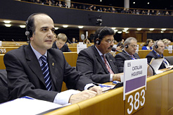 Alberto Catalán, durante el pleno del Comité de las Regiones