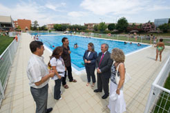 inauguración piscinas Villafranca