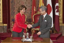 Renovación del acuerdo entre Navarra y Yamaguchi