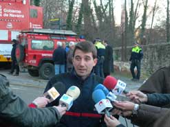 Rescate cadaver Arga Pamplona