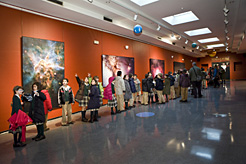 Varios alumnos visitan el Planetario de Pamplona