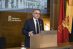 El Presidente de Navarra, Miguel Sanz