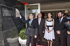 Inauguración de hotel en Tudela