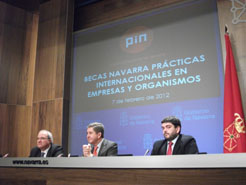 Presentación becas Navarra de Prácticas Internacionales 2012