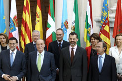 La Presidenta Barcina asiste a la Conferencia de Presidentes de Comunidades Autónomas en el Senado.