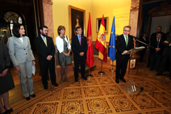 El Presidente Sanz inaugura en Madrid la exposición 