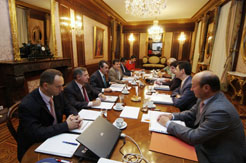 Reunión del grupo de trabajo Navarra-Estado sobre ordenación del tráfico 