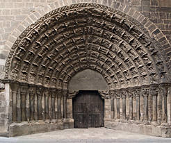Puerta del juicio de la Catedral de Tudela